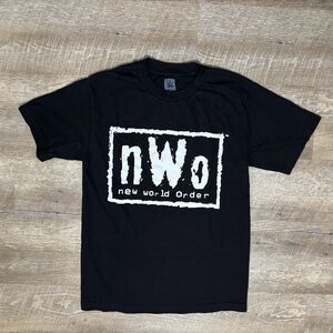 Y2K WWE WWF NWO New World Order Wrestling Shirt Mens S Black